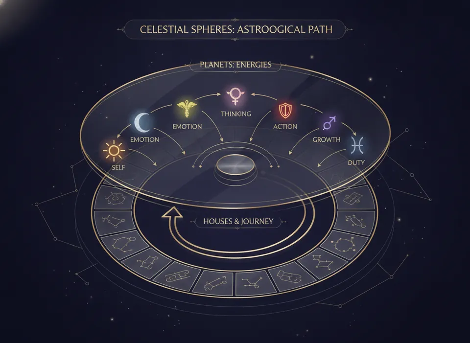 行星：是什麼能量圖解