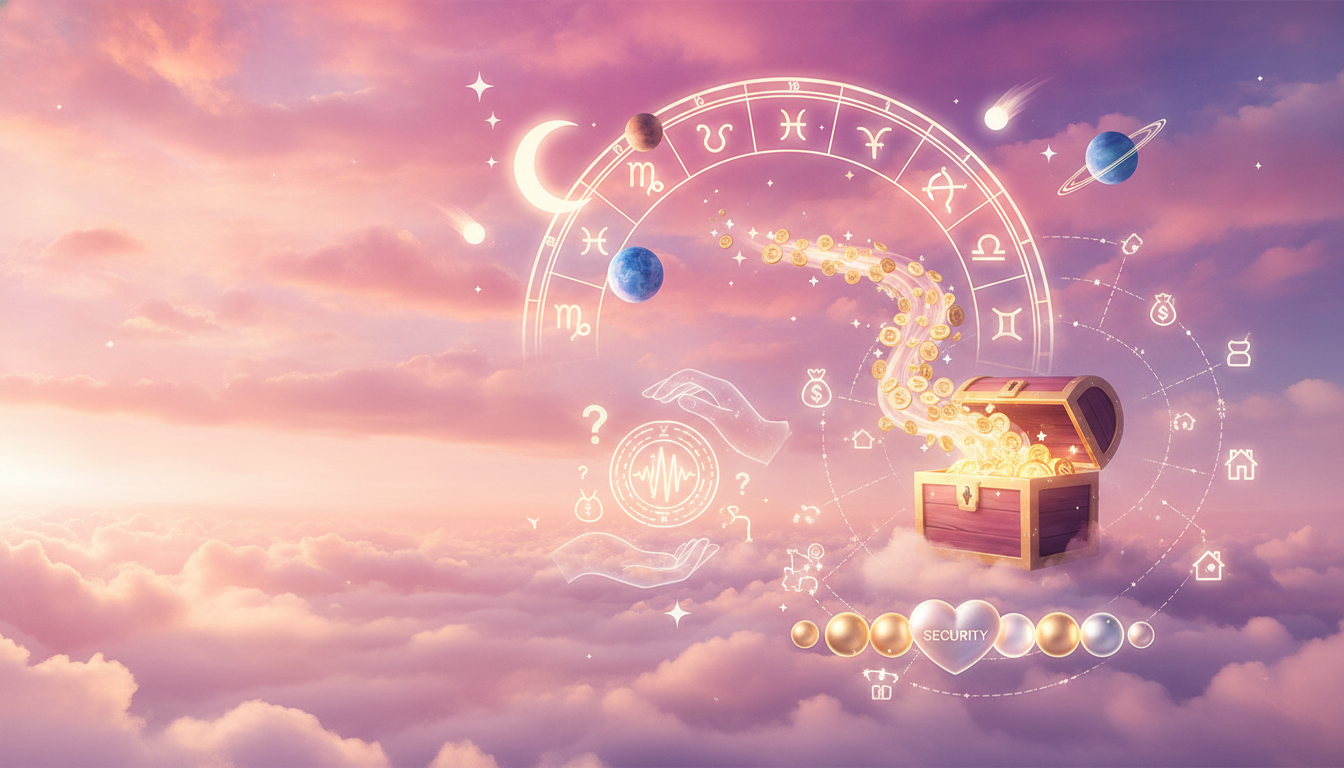 你的金錢安全感從哪來？用本命盤與金錢價值觀測驗看懂花錢與存錢的習慣